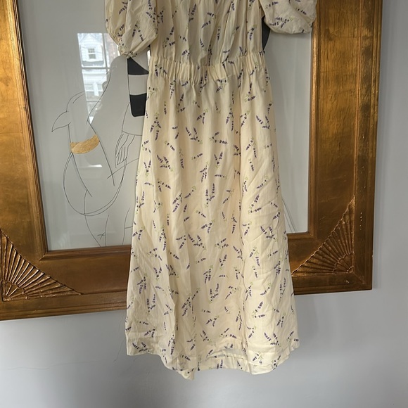 Wildflower Collection Cotton Lavender Off-the-shoulder H&M DRESS boho Medium - Picture 8 of 9